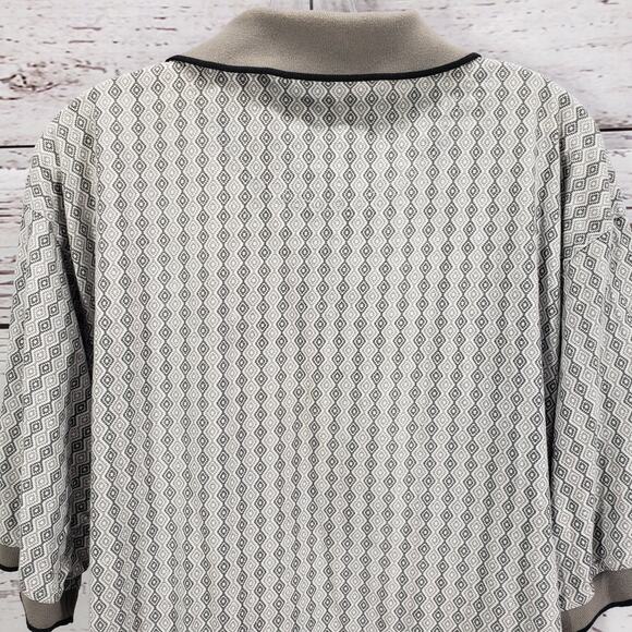 AM PLAYER Gray  100%Cotton Golf Polo Shirt Size Large - Picture 8 of 12